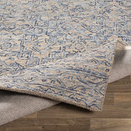 BoutiqueRugs Radisson Bohemian, Transitional Area Rug - Navy, Blue, Taupe - 8' x 10'