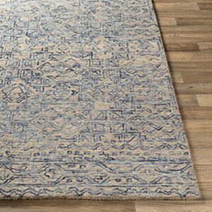 BoutiqueRugs Radisson Bohemian, Transitional Area Rug - Navy, Blue, Taupe - 8' x 10'