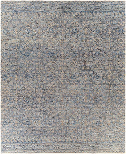 BoutiqueRugs Radisson Bohemian, Transitional Area Rug - Navy, Blue, Taupe - 8' x 10'