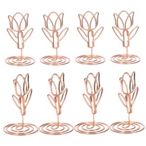 anneome 10 pcs place card holders elegant table stands for wedding reception birthday parties and special events photo holders for centerpieces