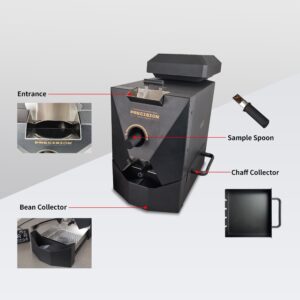 500g automatic coffee roaster machine for home use with smoke filter and chaff collector