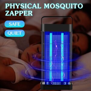 Electric Bug Zapper Indoor Outdoor 20w Insect Killer Mosquito Zapper Black Flying Insect Traps with Power Cord Mosquito Killer for Home Backyard Farm Patio Garage