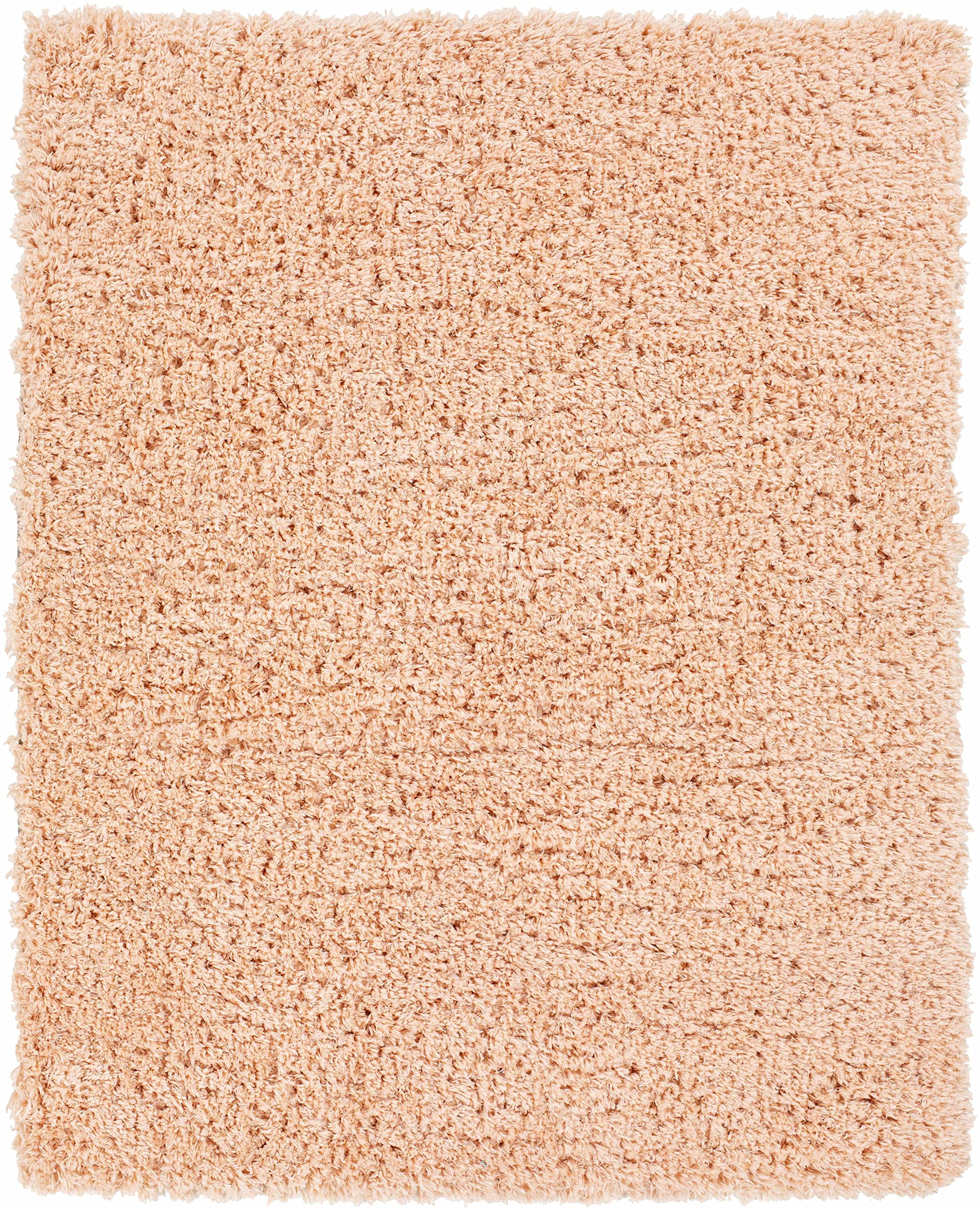 BoutiqueRugs Meru Contemporary Area Rug - Peach - 5'3" x 7'