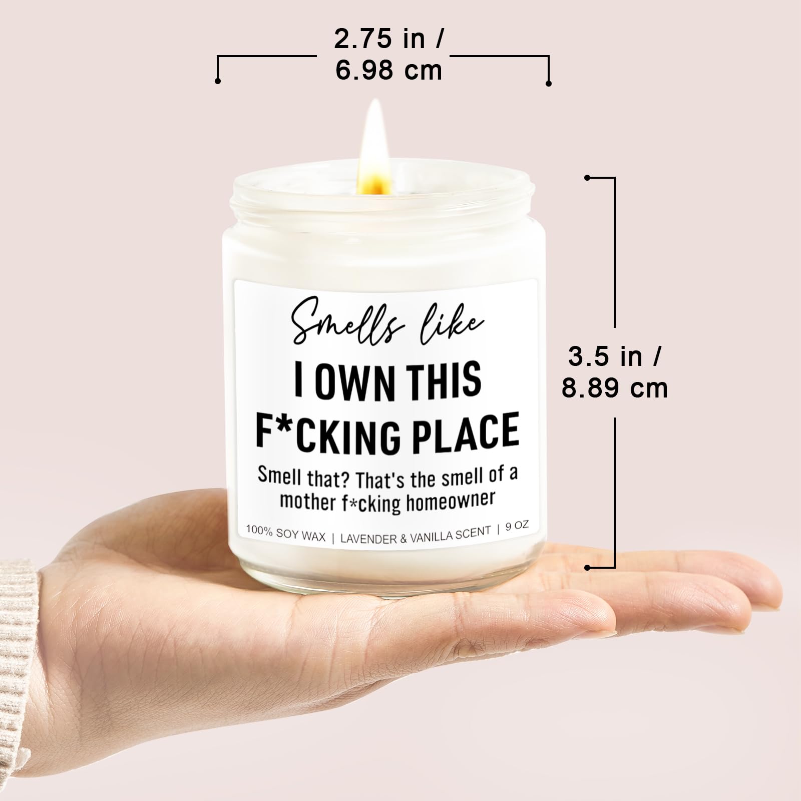 Younift Funny Housewarming Candle, House Warming Gifts New Home Gifts Ideas, Housewarming Gifts for Women, Men, Couple, New Homeowner Gifts, New Apartment Gifts, Closing Gifts for Home Buyers