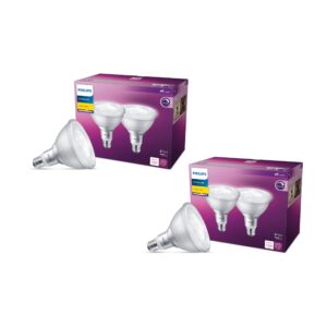 philips premium 120w(equivalent) par38 4-pack