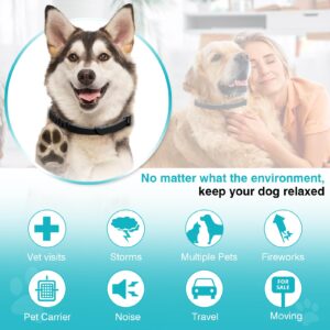 Calming Collar for Dogs 6 Packs Dog Pheromone Collars Relief Anxiety Stress Separation and Bad Behavior Pheromones Calm Lasts 60 Days 25 Inches Size Adjustable Waterproof Fit Small Large Medium Breed