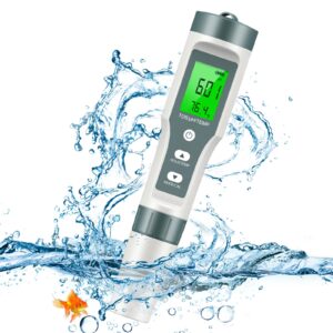 tds/ph/temperature 3-in-1 ph meter for water, 0-14 ph measurement range digital ph meter, 0.01 high precision water quality digital ph tester with atc, ph tds water test meter for drinking water