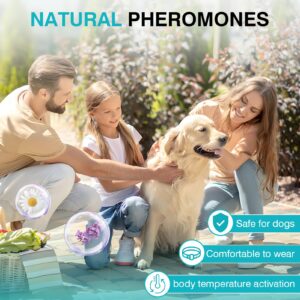 Calming Collar for Dogs 6 Packs Dog Pheromone Collars Relief Anxiety Stress Separation and Bad Behavior Pheromones Calm Lasts 60 Days 25 Inches Size Adjustable Waterproof Fit Small Large Medium Breed