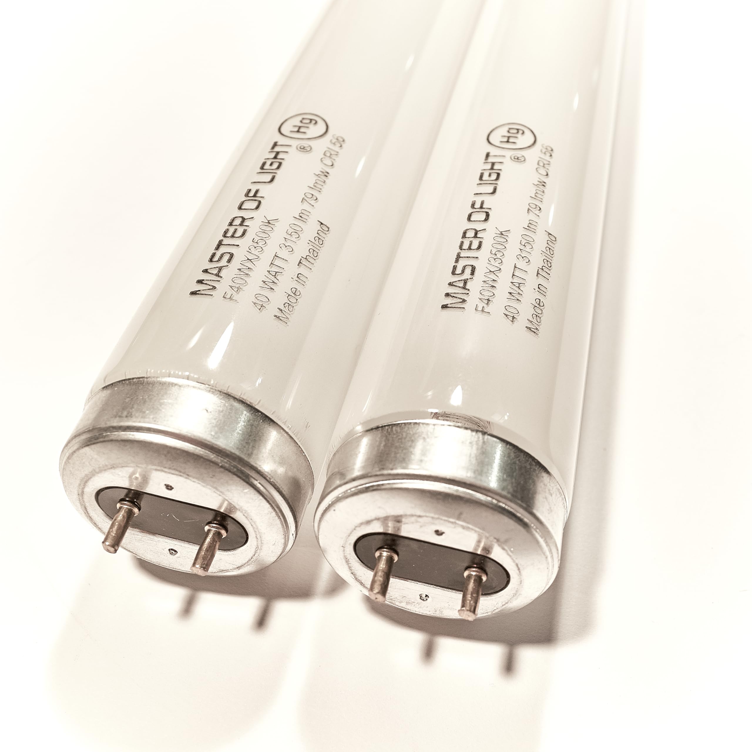 F40/WX (2 Pack) 4 Foot 40 Watt T12 Fluorescent Tube Light Bulb 40W F40T12 Neutral White 3500K Replaces F40N/ECO F40/D35/ECO F40T12/735/ECO F40SP35/ECO F40SPX35/ECO F40WX F40T12/NX/ALTO (2)