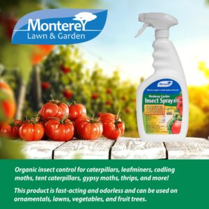 Monterey - Garden Spinosad Insecticide Spray - Organic Gardening Spinosad Spray, Control Foliage Feeding Worms - Ready to Use - 31 oz