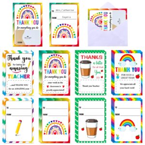 juesmos 12 pack teacher gift card holder teacher appreciation gift cards holder teacher money and gift card sleeves teacher coffee gift card for teacher appreciation week end of year graduation gifts