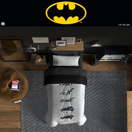 Franco Collectibles Batman Classic Bedding Super Soft Cozy Microfiber Reversible Comforter, Twin, (Officially Licensed Product)