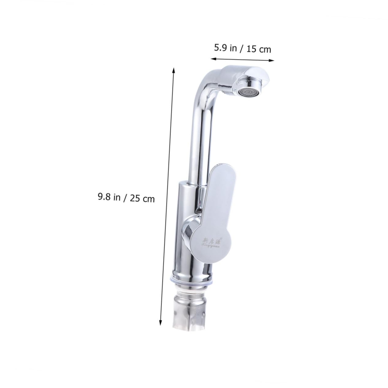 DOITOOL Water Faucet Vanity Faucet Kitchen Faucet Water Tap Bath Basin Mixer Tap Rotate Faucet Utility Sink Faucet Pull Down Kitchen Faucet to Rotate Bathroom Cabinet Household