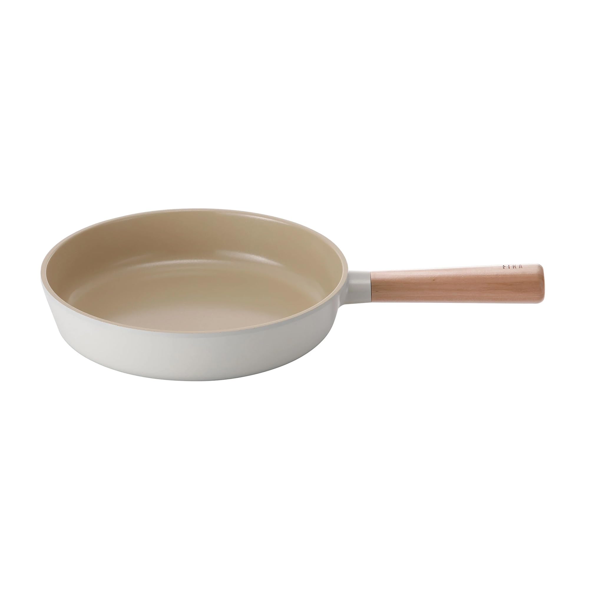 Neoflam FIKA 9inch 24cm Ivory IH Frypan, Impact Induction Heating