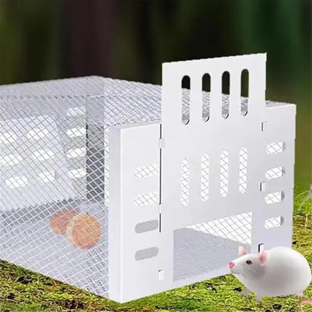 BVFNPA Automatic Continuous Cycle Mouse Trap, Automatic Household Mousetrap, Automatic Mouse Trap, Mousetraps for Mice, Reusable Rat Trap