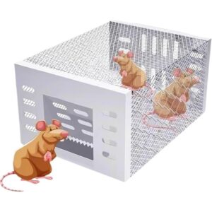 bvfnpa automatic continuous cycle mouse trap, automatic household mousetrap, automatic mouse trap, mousetraps for mice, reusable rat trap