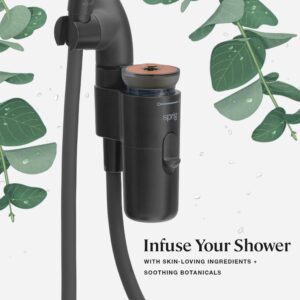 Sprig by Kohler Handshower Infusion Kit, Clean Aromatherapy Infused With Skin and Hair-Loving Ingredients, Matte Black