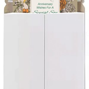 Chuck's Card-O-Rama Son Anniversary Card and Daughter-in-Law - Envelope Included - 5" x 7.75" - Packaged in Extra Sturdy Mailer - 96049