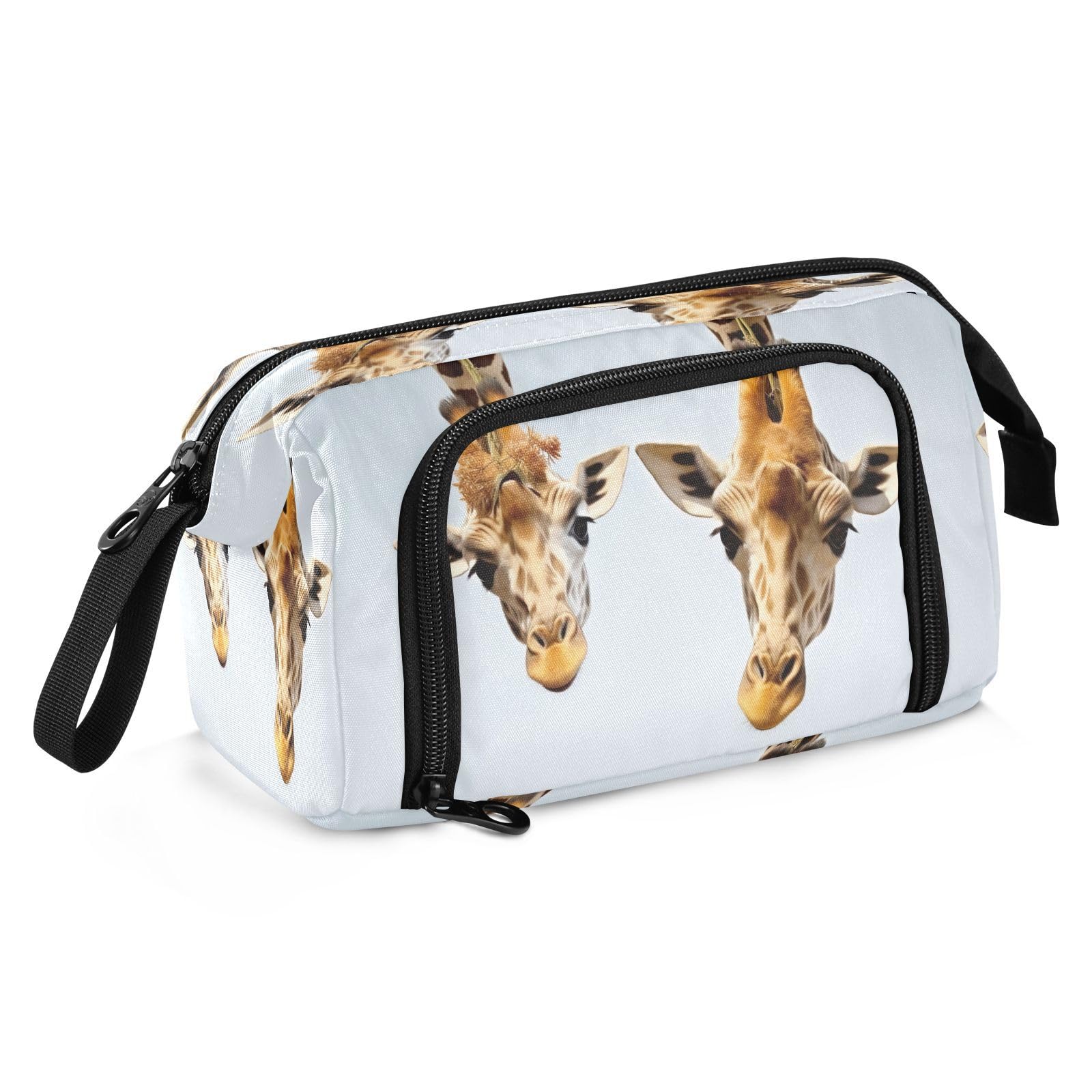 Joko Ivery Cute Giraffe Large Capacity Pencil Case Pouch Zipper Pen Bag Pencil Case Pencil Box Organizer for Teen Girls Boys Office Nurse Preppy School Supplies Stuff Gifts