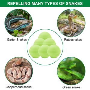 ZHEN TING 24 Pack Snake Repellent for Yard Powerful, Snake Away Repellent for Outdoors, Moth Balls for Snakes, Pet Safe Snake be Gone for Lawn Garden