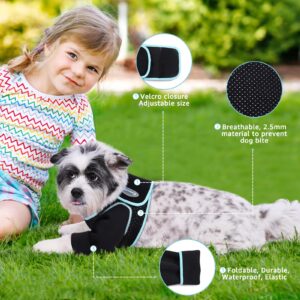 Comwish Recovery Sleeve for Dogs, Front Leg Protection After Surgery, Dog Leg Sleeve to Stop Licking, Bite and Keep Dry, Machine Washable Waterproof Abrasion Resistant Dog Recovery Sleeve (L)