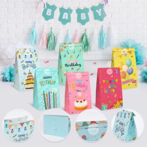 STARRKY 36PCS Birthday Party Favor Bags for Kids, Happy Birthday Goodie Bags Treat Bags Gift Bags for Kids Birthday Party