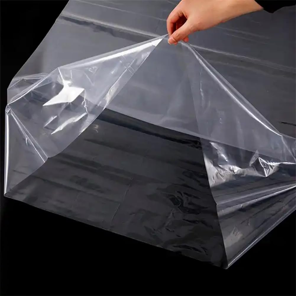 Clear Plastic Bags 40 x 60 inches Large Storage Bags for Garage, Moistureproof, Dustproof, Luggage,Suitcase, Kids Bike Blanket Big Plush Toys and more (2Mil 5 Pack)