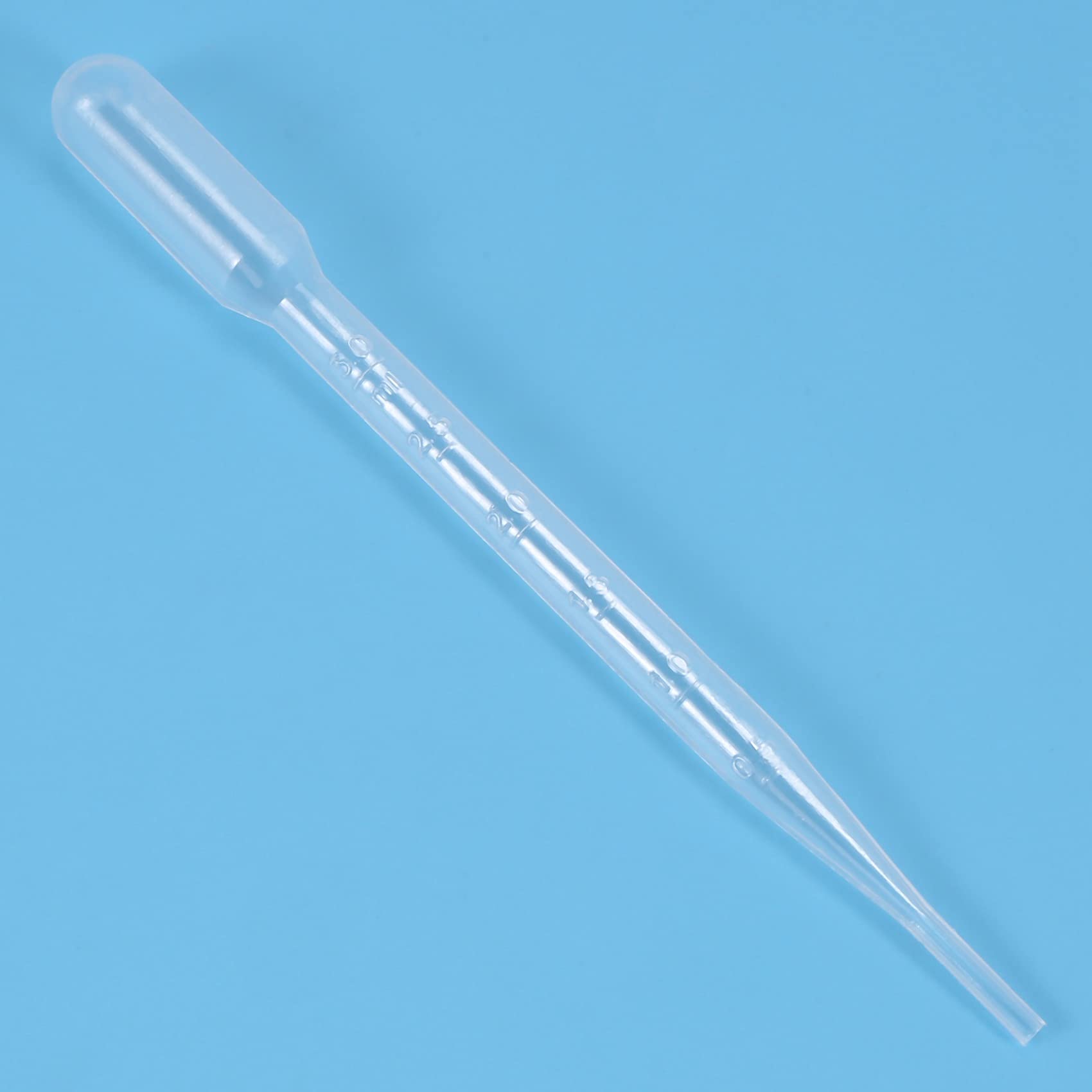 Srutueo 10pcs 3ML Disposable Plastic Eye Dropper Set Transfer Graduated Pipettes