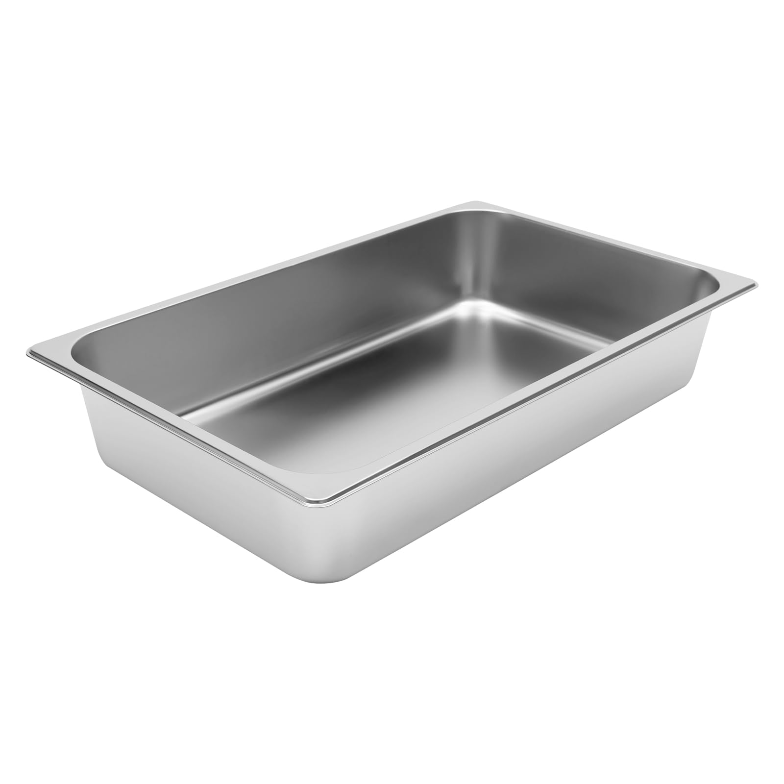 4 inch Deep Full Size Steam Table Pans, Hotel Pan 4'' Deep w/Lids for Restaurants Hotels Catering Companies Buffets Snack Bars Fod Carts