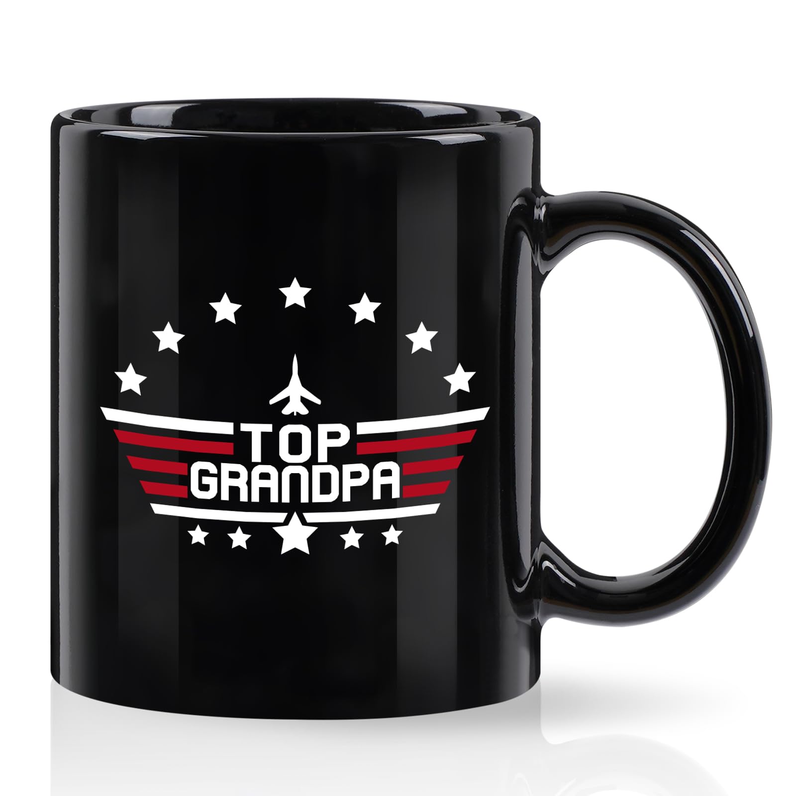 Cabtnca Grandpa Gifts, Top Grandpa Mug, Fathers Day Birthday Gifts for Grandpa, Grandpa Coffee Mug, Grandpa Gifts from Grandkids, Grandpa Christmas Gifts, 11Oz