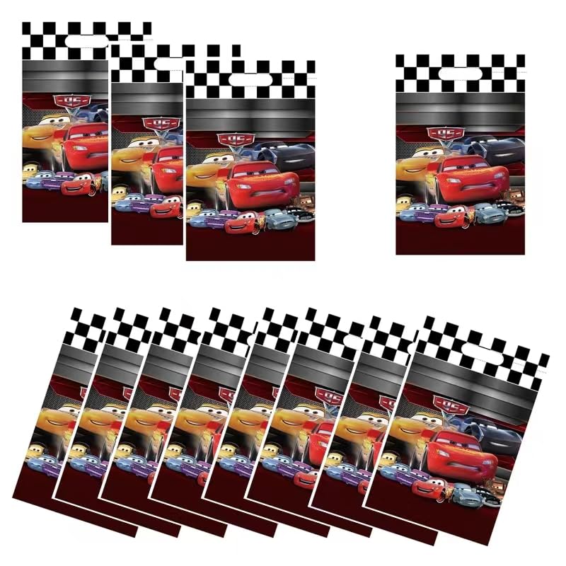 30 pcs red car Party Gift Bags,candy Bags Party Supplies for Kids Cute car Themed Party, Birthday Decoration goody bags