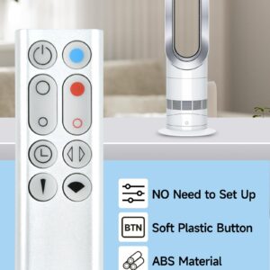 New Replacement Remote Control for Dÿson AM09 Hot + Cool Heater Tower Fan (Silver), Not for White Remote