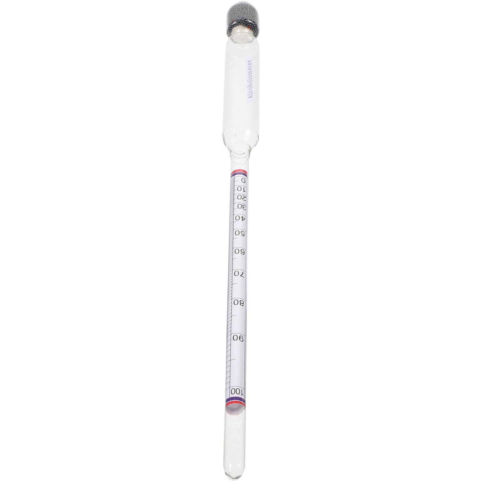 HEMOTON Hydrometer Alcohol Meter Alcohol Proof Tester Distilling Moonshine Alcohol Hydrometer for Proofing Distilled