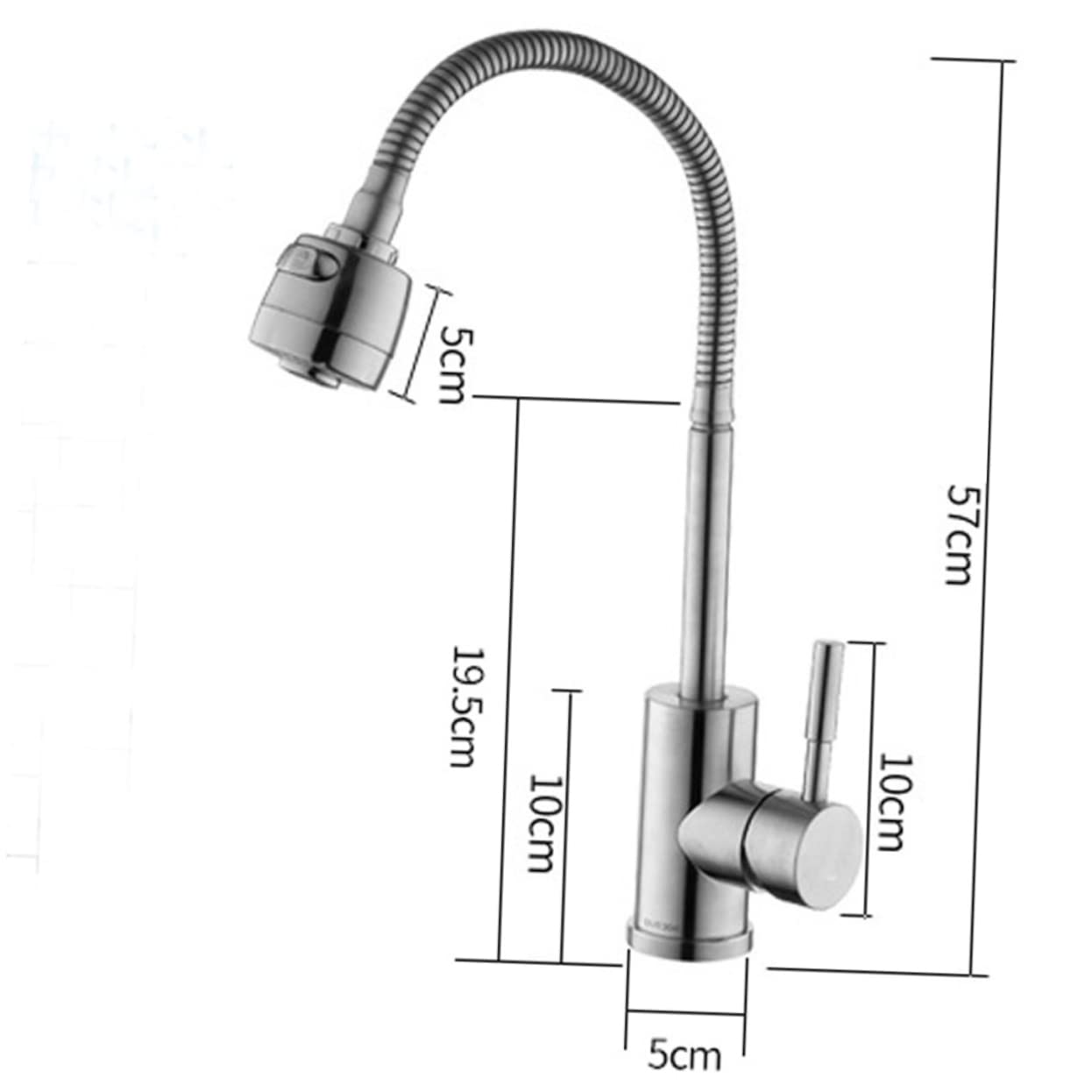 Veemoon Water Tap Faucets for Bath Sinks Bathtub Faucet Kitchen Tap Spigot Kitchen Water Faucet Metal Kitchen Faucet Bath Sink Faucets Bathroom Sink Faucets Taps Single Sink Cold Water