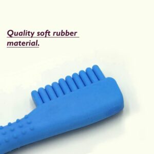 Mintique 1x Pet Chew Toy Soft-Rubber Resistant Playing Chewing Rubber Chew Toy for Cat and Dog Comb Shaped (14cm)