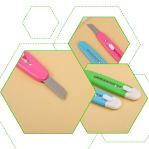 JINGHANGER 6pcs Bread Lame Dough Scoring Tool, Sourdough Bread Scorer,Bread Making Razor for Homemade Bread with Plastic Handle