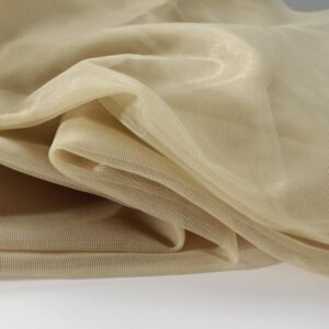 Corset Mesh Fabric for Sewing, Non Stretch Net for Making Transparent Corsets, Soft & Strong Netting for Couture Dress, Wedding, Prom Gown,5 Yards Long 60" Wide (Light Nude, 5 Yard pre Cut)