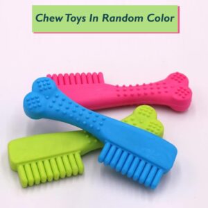 Mintique 1x Pet Chew Toy Soft-Rubber Resistant Playing Chewing Rubber Chew Toy for Cat and Dog Comb Shaped (14cm)