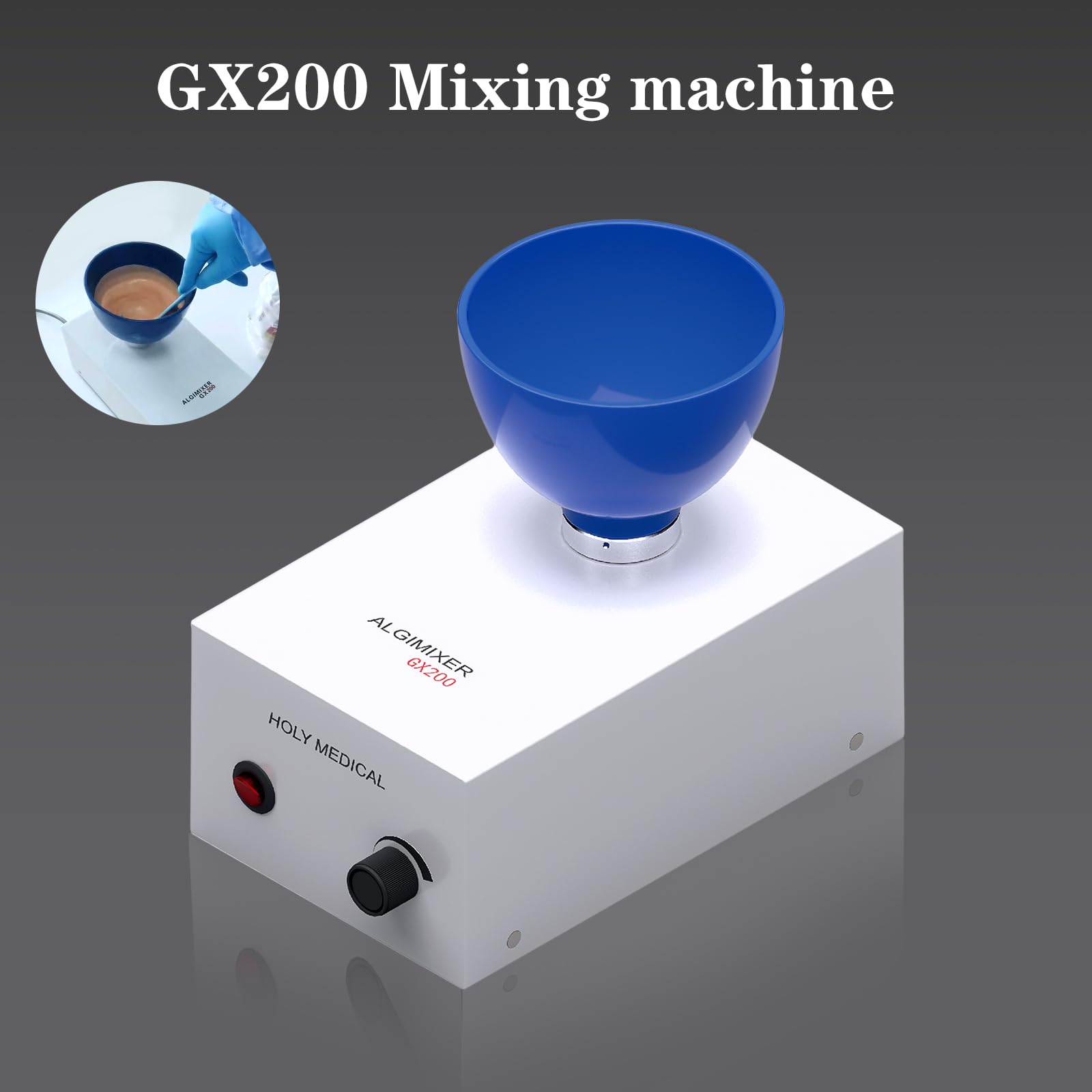 Tankredrug Lab Alginate Mixer Impression Alginate Mixer Semi-Automatic Mixing GX200