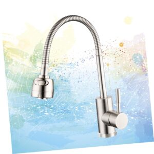 Veemoon Water Tap Faucets for Bath Sinks Bathtub Faucet Kitchen Tap Spigot Kitchen Water Faucet Metal Kitchen Faucet Bath Sink Faucets Bathroom Sink Faucets Taps Single Sink Cold Water