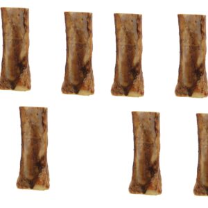 MPP All Natural Buffalo Meaty Femur Dog Bone 4 to 6 Inch Packs Healthy Dental Chews (2 Bones), 1 Count (Pack of 1)