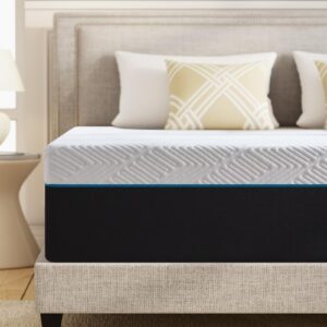 Twolike King Size Mattress,12-Inch King Foam Mattress in Box,Edges Support for Sleep Supportive,76" X 80" X 12"