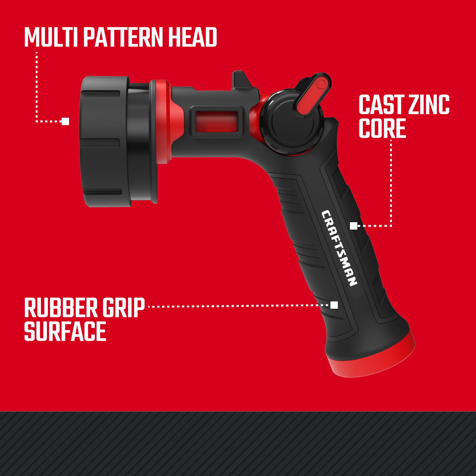 Craftsman Heavy-Duty 7-Pattern Water Nozzle