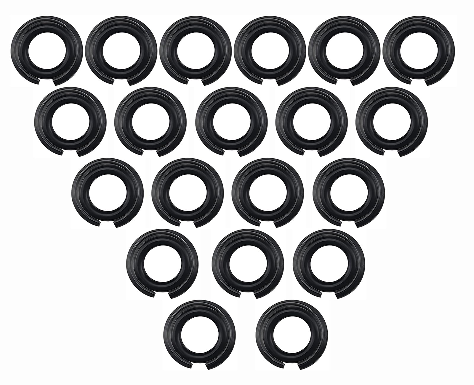 3/8" Impact Retaining Ring Clip Square Drive Socket Retainer Ring with O-Ring Fits for Milwaukee Type Impact Wrenches（20Sets）