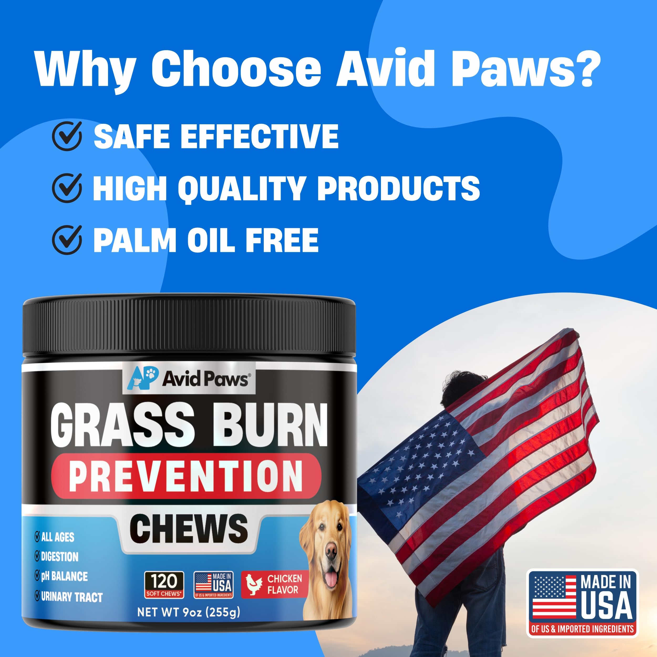 Dog Urine Neutralizer for Lawn - Green Grass Dog Chews Helps Lawn Burn from Dog Urine - Dog Pee Grass Neutralizer - Grass Savers for Dog Urine - Dog Rocks Alternative - Urinary Tract & Bladder Support