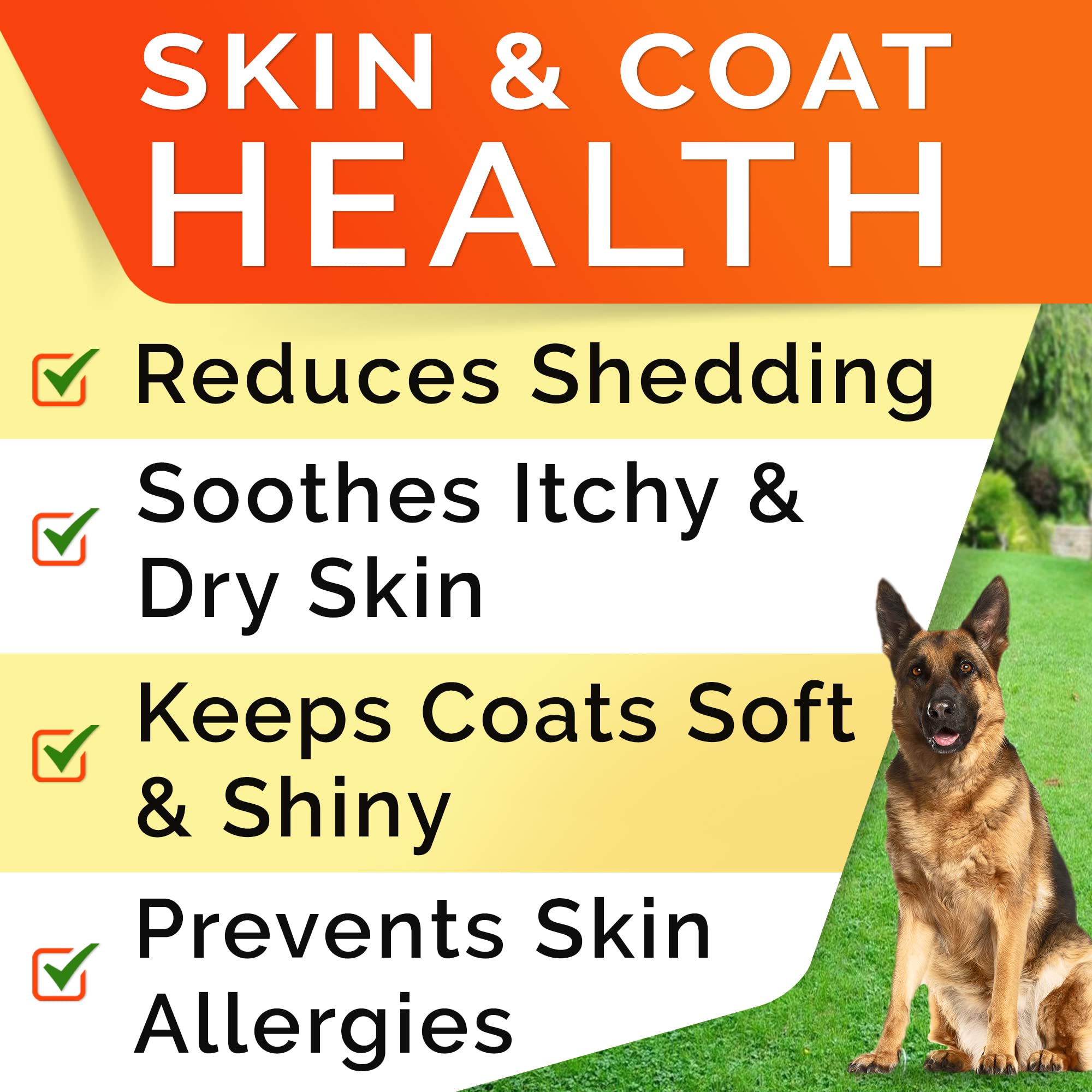 Allergy Relief 240 ct + Omega 3 for Dogs - 360 ct Dogs Bundle - Allergy & Itch Relief Skin & Coat Supplement - Omega 3 & Pumpkin - Dry Itchy Skin, Shedding, Hot Spots Treatment - Made in USA