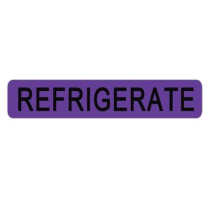 refrigerate medical labels,1.7"x 0.4" medicine labels refrigerate food service pharmacy stickers veterinary labels keep refrigerated food packaging stickers drug stores warning labels,500 pcs