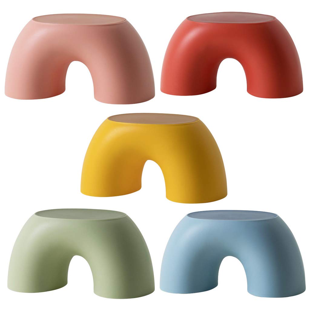 atcdfuw Simple Semi-Ring Rainbow Small for Home Indoor Chair Children Stool Footboard Furniture Stool Toy Sofa Kids Bedroom Interior Decorations Children's Stool Softener Gummies