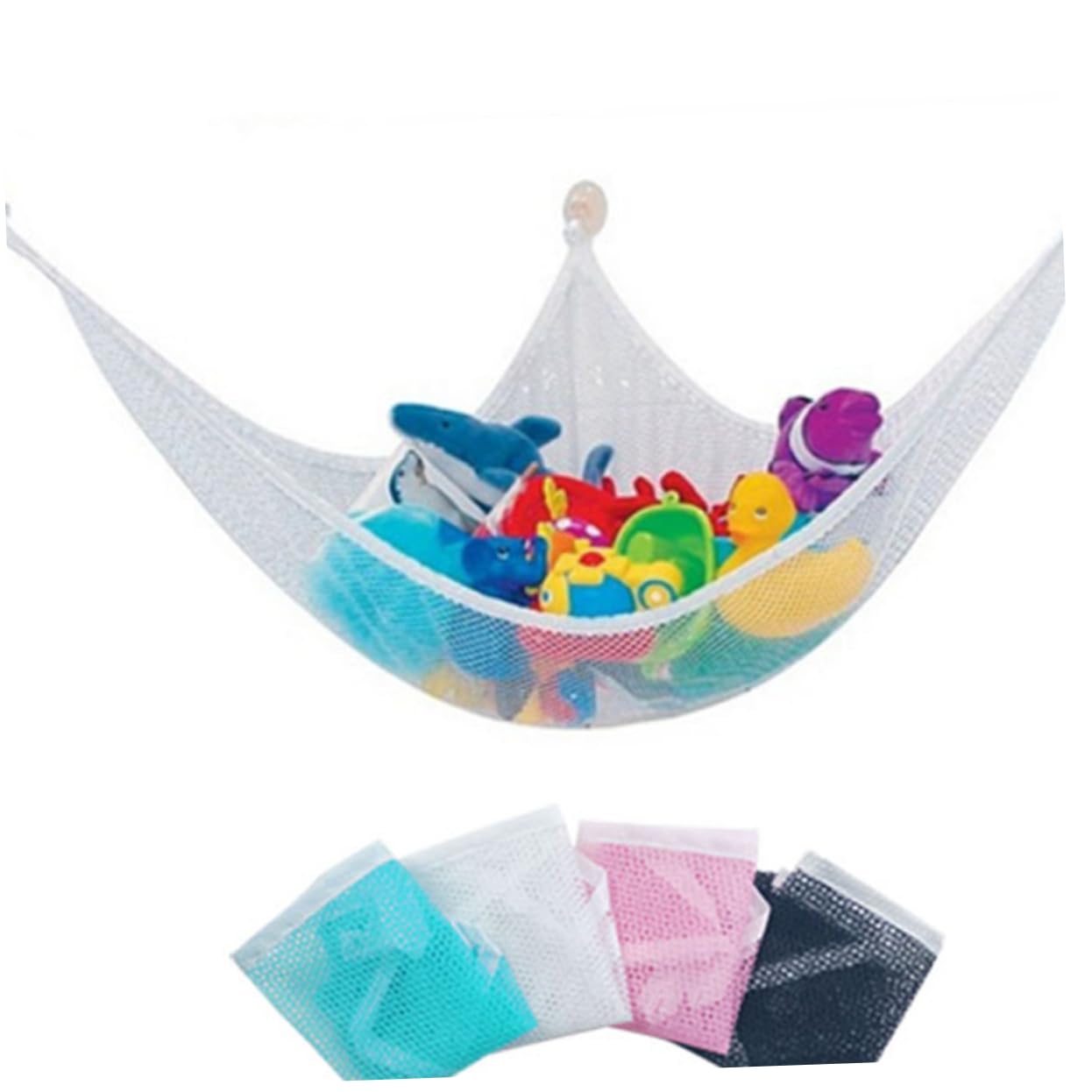 SUPVOX 1pc Children Toy Net Plush Hammock Playset Toy Storage Net Toy Hammock Toy for Hammock Organizer Scrump Plush De Porristas Toys Kid Toy Net Storage Box White Animal