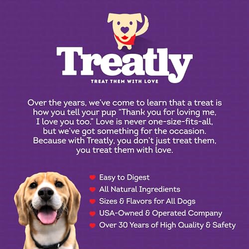 Treatly USA Collagen Twist 6-7" Dog Chew Treats - Natural Flavor, 6 Count/1 Pack